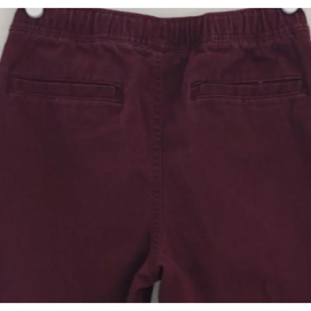Wonder Nation Boys Red Sweatpants, Large Size (10-12), Elastic Waist and Cuffs.